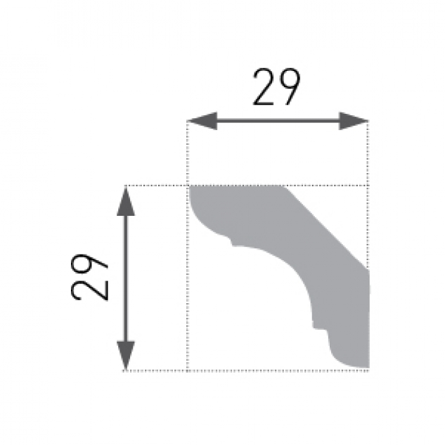 Listwa przysufitowa E-4 Marbet Design