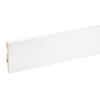 Listwa MDF przypypodłogowa 58x14,5mm  L= 2,20m  okleina półmat Biała