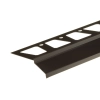 Listwa okapowa balkonowa, aluminium 2m BRĄZOWY CZEKOLADOWY