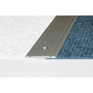 Listwa progowa A02 ,SREBRNA lub ZŁOTA, łącząca krawędzie wykładzin 3 cm, dł. 180cm, dylatacyjna