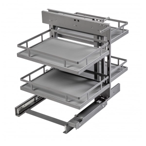 Magic Corner GTV MOVIX PRO Antracyt Front 450 mm – System Narożny Wysuwny do Kuchni