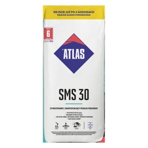 ATLAS SMS 30 szybkosprawny, samopoziomujący podkład podłogowy (od 3 do 30 mm) 25kg