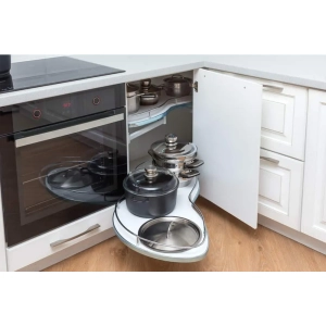 Półka narożna, nerka do szafki, lemans, 450, prawa/lewa