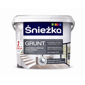 Lateksowa emulsja podkładowa GRUNT Śnieżka 5L