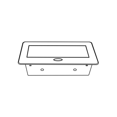 Gniazdo meblowe z przewodem i wtyczką KOMBI BOX