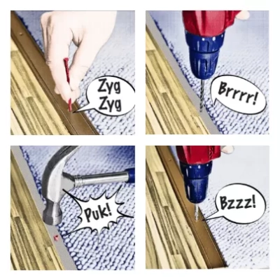 Listwa progowa A03, SREBRNA, łącząca 3 cm, dł. 93cm, anodowana, przykręcana, dylatacyjna