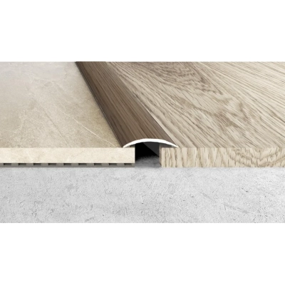 Listwa progowa A03, DĄB POPIELATY, łącząca 3cm, dł. 93cm, klejona, dylatacyjna