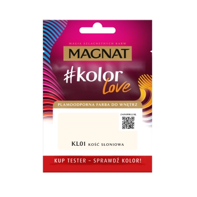 Farba lateksowa, tester 25 ml Magnat #kolorlove