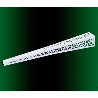 Noga stołowa PARIS Metalowe | Czarny, biały MAT