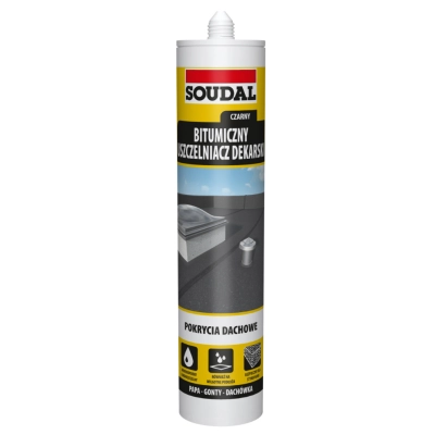 Uszczelniacz bitumiczny dekarski 280ml Soudal