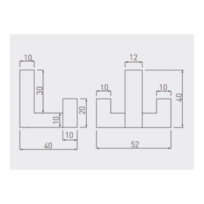 Wieszak meblowy K2202 podwójny GTV różne kolory
