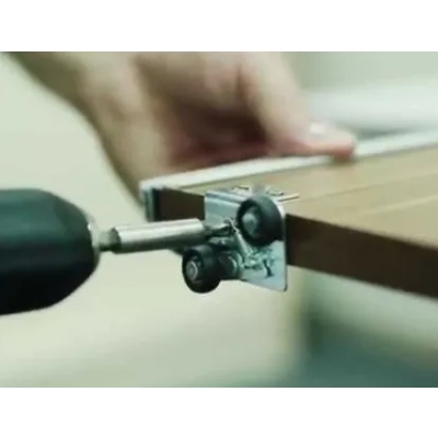 Prowadnik, Okucie górne, łożyskowane, ze sprężyną, B800ANS, Bimak