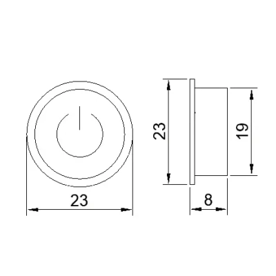 Sterownik LED Altori wyłącznik dotykowy z ściemniaczem 3A